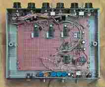A view of the proto board containing the pulse and blanking generators